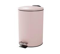 GoodHome Koros Blush Pink Metal Bin -3L