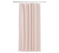 GoodHome Koros Blush Pink Plain Shower Curtain (W)180Cm