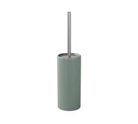 GoodHome Koros Sage Grey Ceramic, Polypropylene (Pp) & Stainless Steel Toilet Brush & Holder