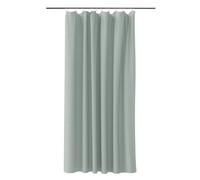 GoodHome Koros Sage Grey Plain Shower Curtain (W)180Cm