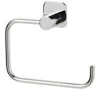 GoodHome Koros Silver Effect Wall-Mounted Toilet Roll Holder (H)128mm (W)153mm