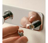 GoodHome Koros Steel 2 Hook Rail (L)107mm (H)40mm