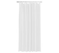 GoodHome Koros White Plain Shower Curtain (W)180Cm
