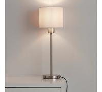 GoodHome Kpezin Cream Fabric Dyed Circular Light Shade (D)15Cm