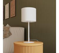 GoodHome Kpezin White Round Lamp Shade (D)20Cm