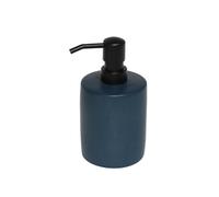 GoodHome Lassane Matt Midnight Blue Ceramic Freestanding Soap Dispenser