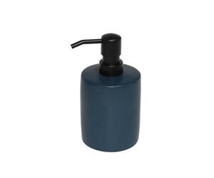 GoodHome Lassane Matt Midnight Blue Ceramic Freestanding Soap Dispenser