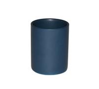 GoodHome Lassane Matt Midnight Blue Ceramic Tumbler