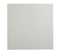 GoodHome Latinie White Gloss Stone Effect Porcelain Indoor Wall & Floor Tile Sample