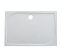 GoodHome Limski Gloss White Rectangular Shower Tray (L)1200mm (W)900mm (H) 28mm