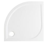 GoodHome Limski White Quadrant Shower Tray (L)900mm (W)900mm (H) 28mm