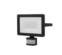 GoodHome Lucan Afd1019-Ib Black Mains-Powered Cool White Outdoor Led Pir Floodlight 3000Lm