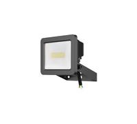 GoodHome Lucan Black Mains-Powered Cool White Led Floodlight 1150Lm