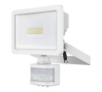 GoodHome Lucan White Mains-Powered Cool White Outdoor Led Pir Floodlight 2300Lm