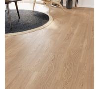 GoodHome Lulea Modern Natural Oak Engineered Real Wood Top Layer Flooring, 2.05M²