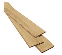 GoodHome Lulea Pure Natural Wood Effect Laminate Flooring Sample