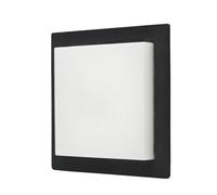 GoodHome Lutak Fixed Matt Dark Grey Mains-Powered Integrated Led Outdoor Contemporary Wall Light 700Lm