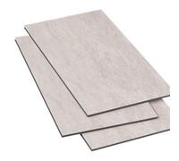 GoodHome Mambo Beige Natural Travertine Effect Click Vinyl Flooring Sample