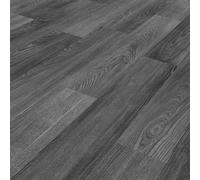 GoodHome Mambo Dark Grey Natural Wood Effect Synchronic Click Vinyl Plank Sample