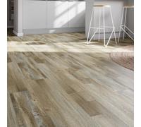 GoodHome Mambo Fancy Natural Multistrip Wood Effect Synchronised Click Vinyl Planks, 2.17M²