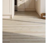 GoodHome Mambo Fancy White Distressed Wood Effect Synchronised Click Vinyl Planks, 2.17M²