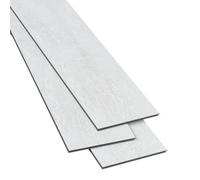 GoodHome Mambo Gladstone White Natural Wood Effect Synchronic Click Vinyl Plank Sample