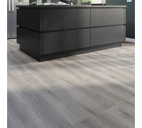 GoodHome Mambo Grey Wood Effect Synchronised Click Vinyl Planks, 2.17M²