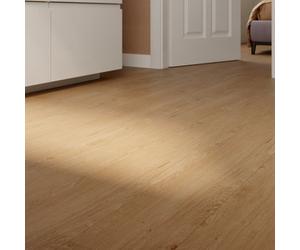 GoodHome Mambo Visby Rustic Blond Natural Wood Effect Synchronised Click Vinyl Planks, 2.17M²