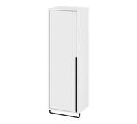 GoodHome Maza Slimline Matt White Bathroom Single Column Cabinet (H)115Cm (W)36Cm