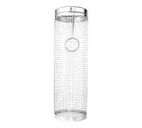 GoodHome Medium Circular Stainless Steel Grill Basket, Set Of 2, (L) 95mm X (W) 95mm