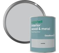 GoodHome Melville Eggshell Metal & Wood Paint, 750Ml
