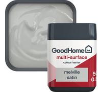GoodHome Melville Satin Multi-Surface Paint, 50Ml Tester Pot