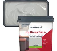 GoodHome Melville Satin Multi-Surface Paint, 750Ml