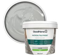 GoodHome Melville Satin Patio & Tile Paint, 500Ml Tin