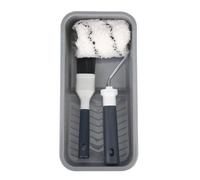 GoodHome Microfibre Extra Long Pile Roller Kit, 4 Pieces