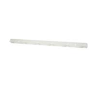 GoodHome Minimalist Matt White Steel 6 Hook Rail (L)650mm (H)40mm