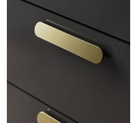 GoodHome Minzh Brass Effect Any Room Round Pull Handle (L)15.3Cm (D)16mm, Pack Of 2