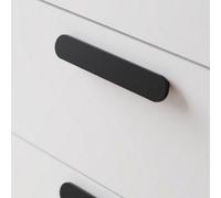GoodHome Minzh Matt Black Any Room Round Pull Handle (L)15.3Cm (D)16mm, Pack Of 2