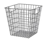 GoodHome Mixxit Black Iron Storage Basket (H)31Cm (W)31Cm (D)31Cm