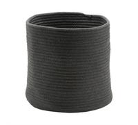 GoodHome Mixxit Dark Grey Cotton Storage Basket (H)30Cm (W)30Cm (D)30Cm