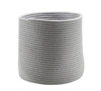 GoodHome Mixxit Light Grey Cotton Storage Basket (H)30Cm (W)30Cm (D)30Cm