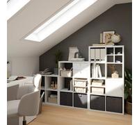 GoodHome Mixxit Modular White Rectangular Shelf (L)33Cm X (D)32.6Cm