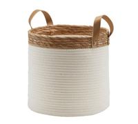 GoodHome Mixxit Natural Cotton Storage Basket (H)36Cm (W)30Cm (D)30Cm