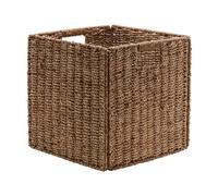 GoodHome Mixxit Natural Seagrass Storage Basket (H)30Cm (W)30Cm (D)30Cm