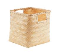 GoodHome Mixxit Natural Wood Storage Basket (H)30Cm (W)30Cm (D)30Cm