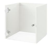 GoodHome Mixxit Transparent Glass Modular Cabinet Door (H)326mm (W)326mm