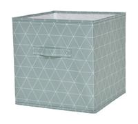 GoodHome Mixxit Triangle Pattern Green Storage Basket (H)31Cm (W)31Cm (D)31Cm