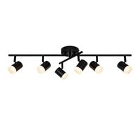 GoodHome Modern Matt Black 6 Light Spotlight