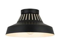 GoodHome Modern Matt Metal Black Ceiling Light