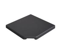 GoodHome Moku Dark Shadow Square Parasol Base 25Kg